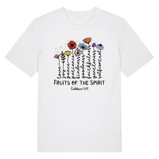 Fruits of the Spirit Shirt Detailansicht, Mountain Movers christliche Streetwear