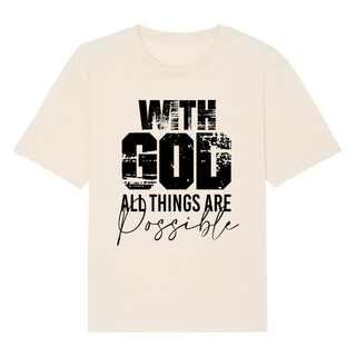 With God Oversized Shirt Backprint