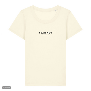 Jesaja 41:10 Frauenshirt, Beige, Vorderseite
