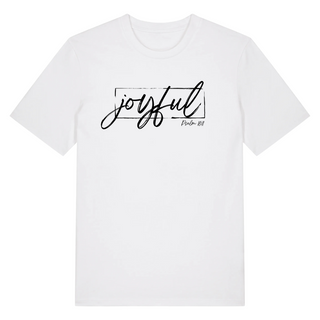 Joyful Shirt Detailansicht, Mountain Movers christliche Streetwear