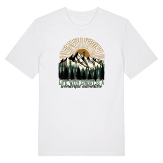 Life with Christ - Adventure Shirt Detailansicht, Mountain Movers christliche Streetwear