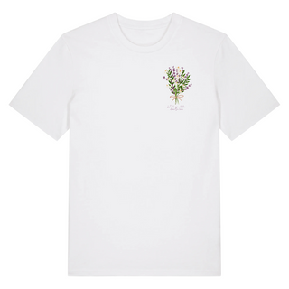 Let all that you do be done in Love (Flower) Shirt Detailansicht, Mountain Movers christliche Streetwear