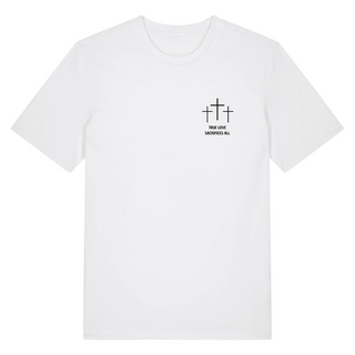 Sacrifices All Minimalistic Shirt Detailansicht, Mountain Movers christliche Streetwear