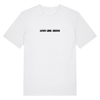 Love Like Jesus Minimalistic Shirt Variante, Mountain Movers christliches Design
