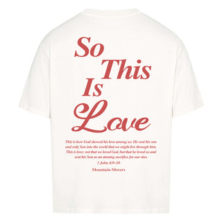So this is Love Oversized Shirt BackPrint