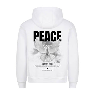 Peace Hoodie BackPrint Variante, Mountain Movers christliches Design