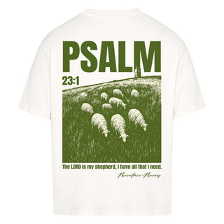 Faith & Trust in God Oversized Shirt BackPrint Variante, Mountain Movers christliches Design