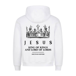 Jesus King of Kings Hoodie BackPrint Variante, Mountain Movers christliches Design