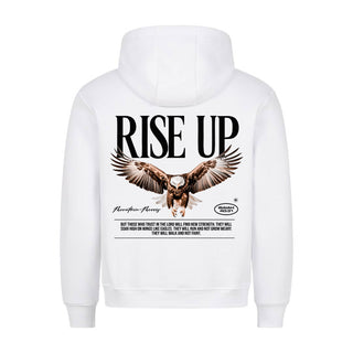 Rise up Hoodie BackPrint Variante, Mountain Movers christliches Design