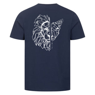 Lion x Lamb Shirt Backprint Detailansicht, Mountain Movers christliche Streetwear