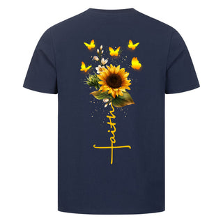 Faith Sunflower Detailansicht, Mountain Movers christliche Streetwear