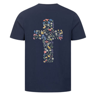Flower Cross Shirt Backprint