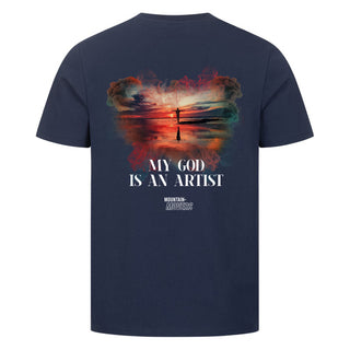 My God is an Artist  Shirt Backprint