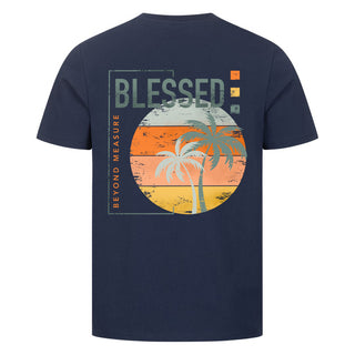 Blessed Retro Detailansicht, Mountain Movers christliche Streetwear