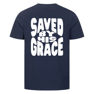 Saved by his Grace Shirt Backprint