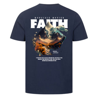 Mountain moving Faith Detailansicht, Mountain Movers christliche Streetwear