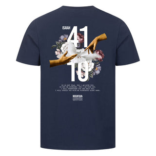 Jesaja 41:10 Shirt Backprint Detailansicht, Mountain Movers christliche Streetwear