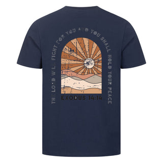Exodus 14:14 Shirt Backprint