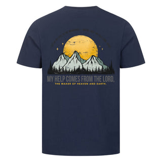 My help comes from the lord  Shirt Backprint