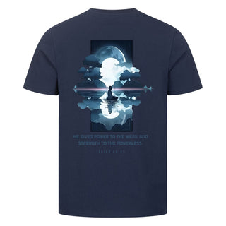 Power to the weak gym  Shirt Backprint
