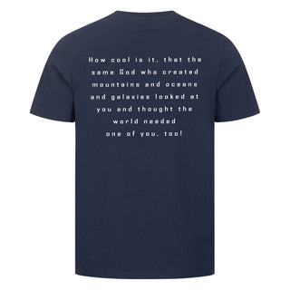 How cool Shirt Backprint Detailansicht, Mountain Movers christliche Streetwear