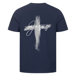 Jesus painted Cross Detailansicht, Mountain Movers christliche Streetwear