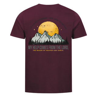 My help comes from the lord  Shirt Backprint