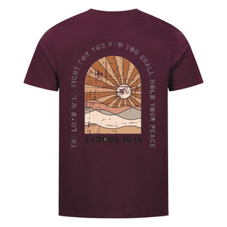 Exodus 14:14 Shirt Backprint