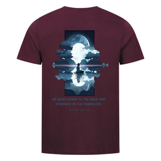 Power to the weak gym  Shirt Backprint