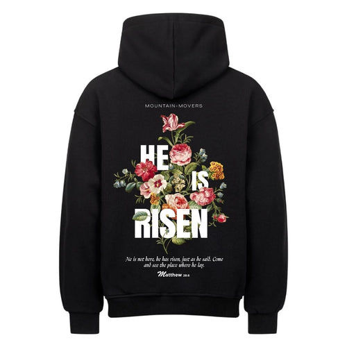 He is Risen Streetwear Oversized Hoodie Rugprint