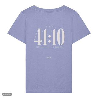 Jesaja 41:10 Frauenshirt, Lavendel, Rückseite