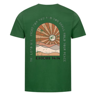Exodus 14:14 Shirt Backprint