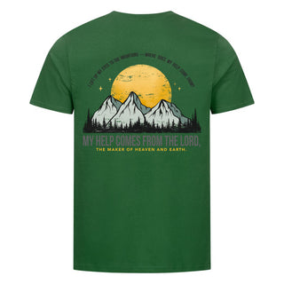 My help comes from the lord  Shirt Backprint