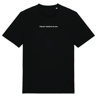 Trust Gods Plan Shirt Detailansicht, Mountain Movers christliche Streetwear