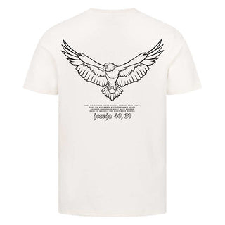 Adler Shirt Backprint Detailansicht, Mountain Movers christliche Streetwear