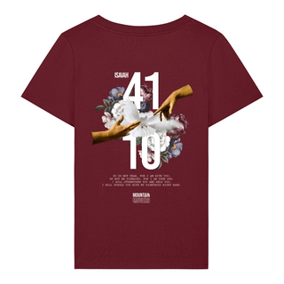 Jesaja 41:10 Frauen T-Shirt BackPrint, Detailansicht