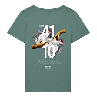 Jesaja 41:10 Frauen T-Shirt BackPrint, getragen