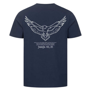 Adler Shirt Backprint Detailansicht, Mountain Movers christliche Streetwear