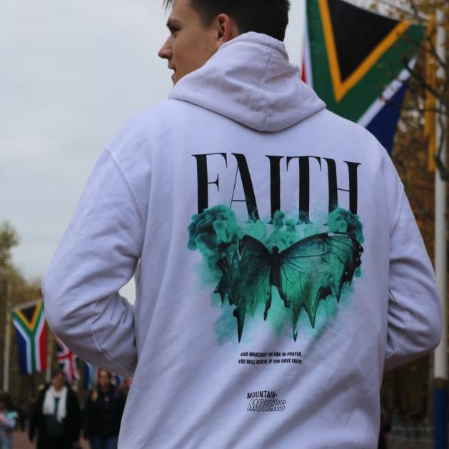 Faith streetwear hoodie met rugprint
