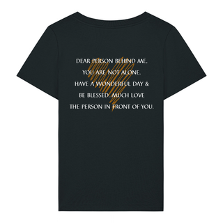 Dear Person Herz Frauen T-Shirt BackPrint, Motivdetail