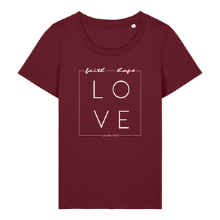 Love Shirt Frauen Rückansicht, Mountain Movers