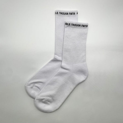 Nothing is impossible through Faith socks B-stock