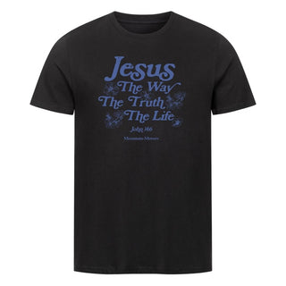 Jesus Retro Shirt Variante, Mountain Movers christliches Design