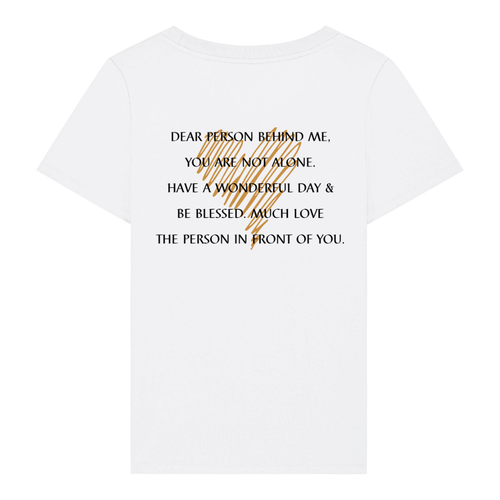 Dear Person Heart Dames T-shirt Rugprint