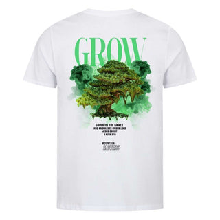 Grow Streetwear Unisex Shirt BackPrint Variante, Mountain Movers christliches Design
