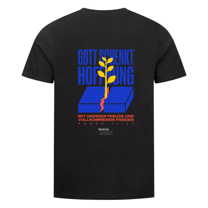 Gott schenkt Hoffnung T-Shirt Backprint