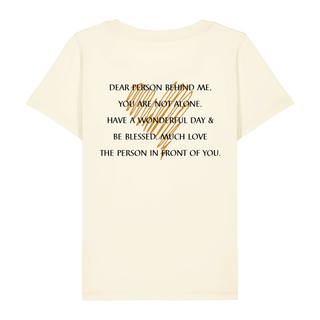 Dear Person Herz Frauen T-Shirt BackPrint, Rueckansicht