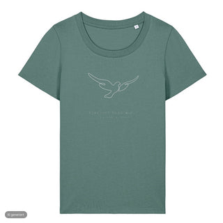 Fürchtet euch nicht Taube Frauenshirt, Green Bay, Vorderseite