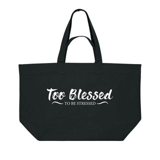 Too Blessed Shopping Bag, christliche Streetwear von Mountain Movers
