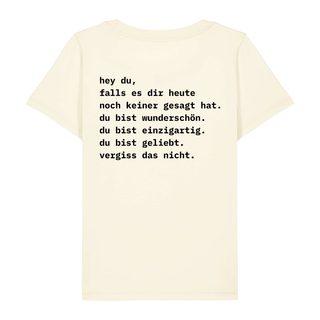Keiner gesagt FRAUEN T-SHIRT Back-Print Detailansicht, Mountain Movers christliche Streetwear